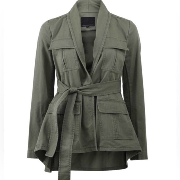 Marisa Webb Peplum Cut Military Jacket - Picture 1 of 6